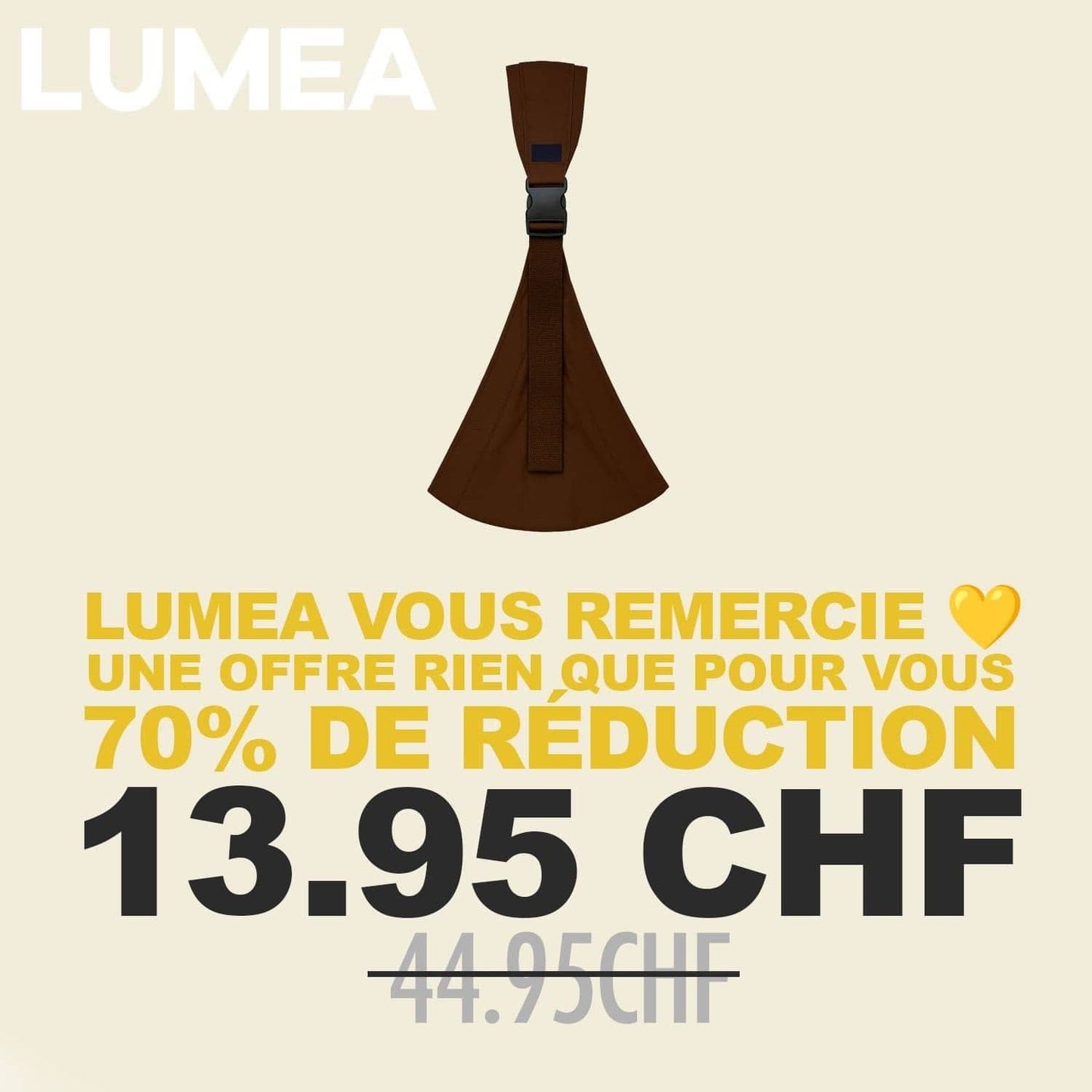 Lumea™ porte-bébé – À petit prix rien que pour vous