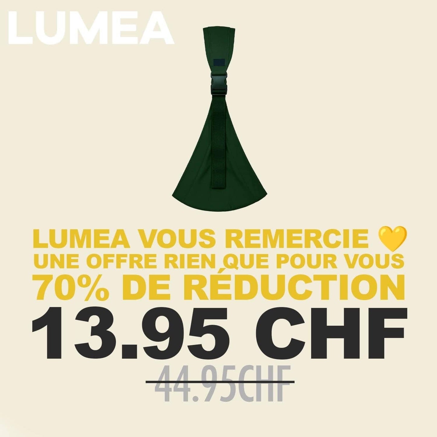 Lumea™ porte-bébé – À petit prix rien que pour vous