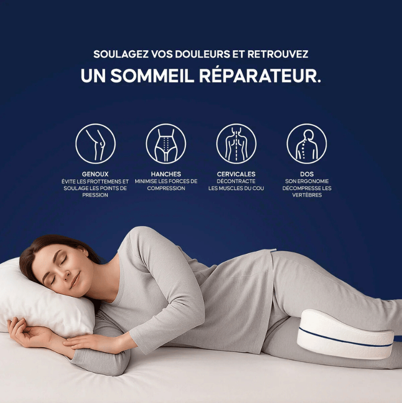 Lumea SideAlign™ — Le Coussin Genoux Ergonomique des Dormeurs Latéraux