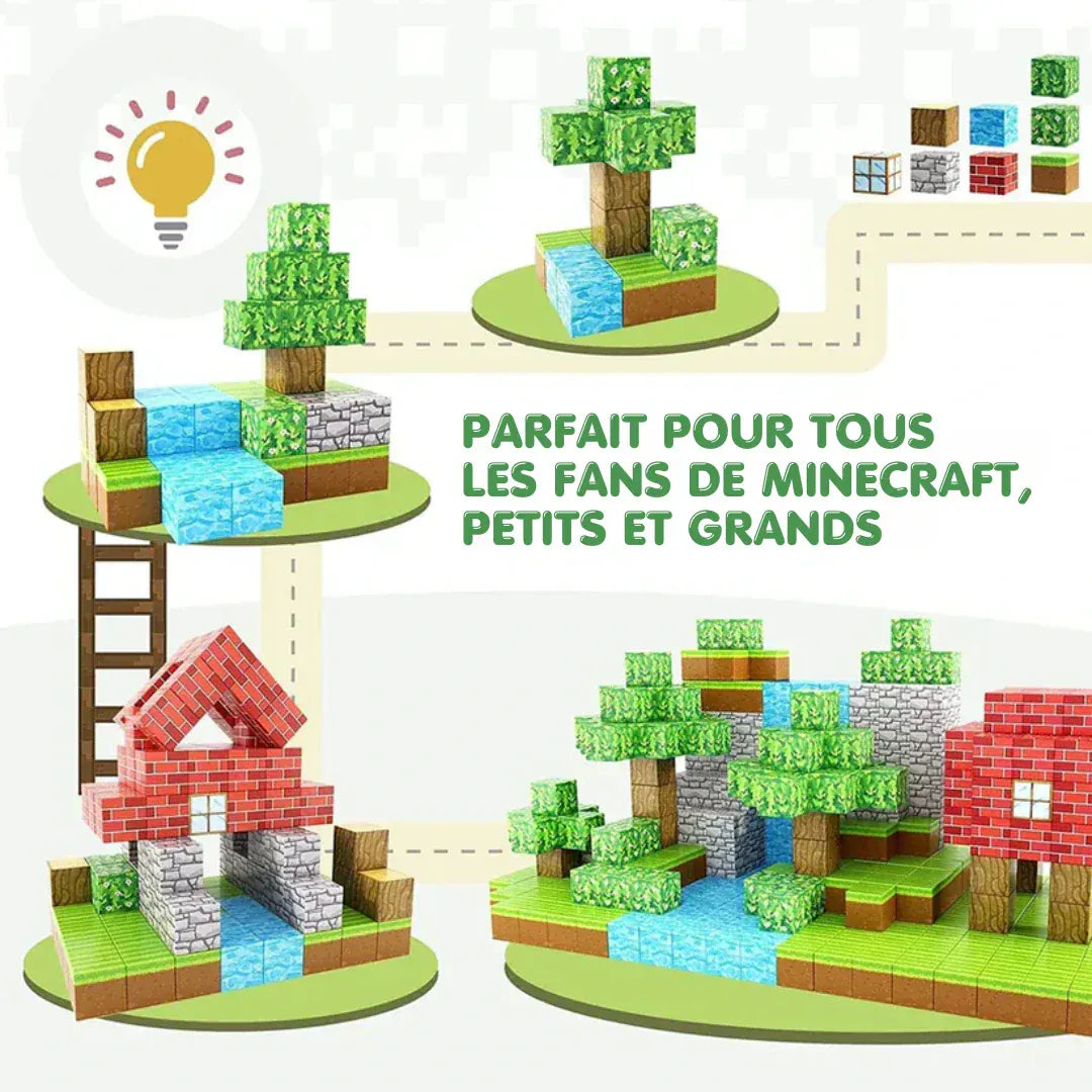 Lumeacraft® Blocs de construction magnétiques