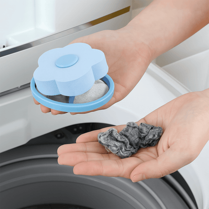 Lot de 4 Capsules Attrape-Poils pour Machine à Laver